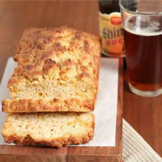 Whole Wheat Cheddar Cheese Beer Bread