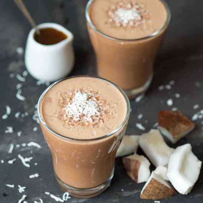 Malted Coconut HOT Smoothie