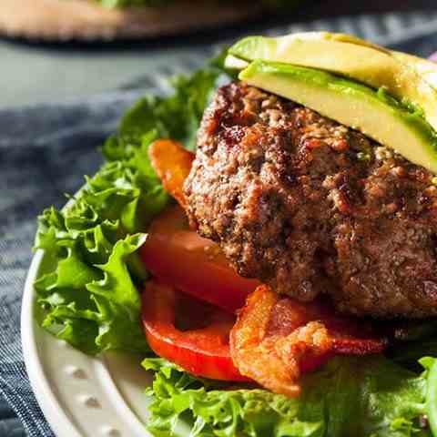 Whole 30 Airfryer Bunless Burgers Recipe