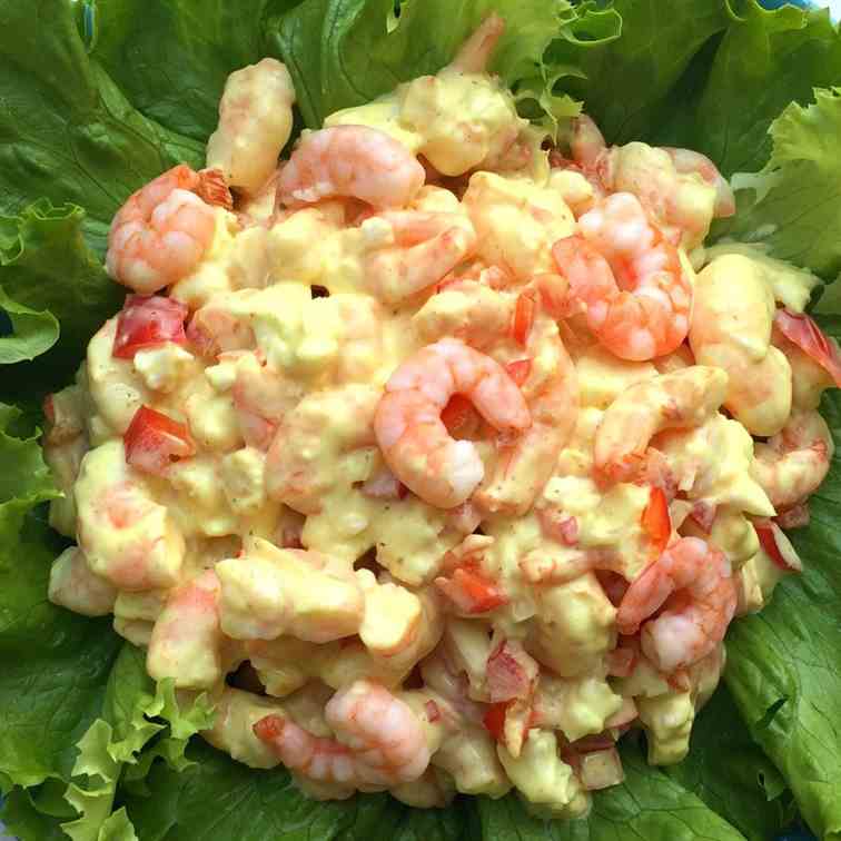 Curried Shrimp and Cauliflower Salad