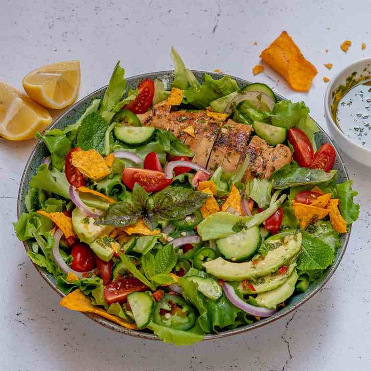 Chimichurri Chicken Avocado Salad