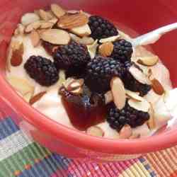 Yogurt, Blackberries & Almonds