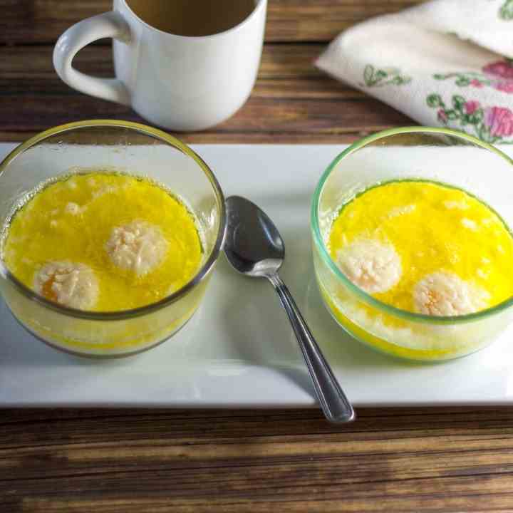 Buttery Asiago Baked Eggs