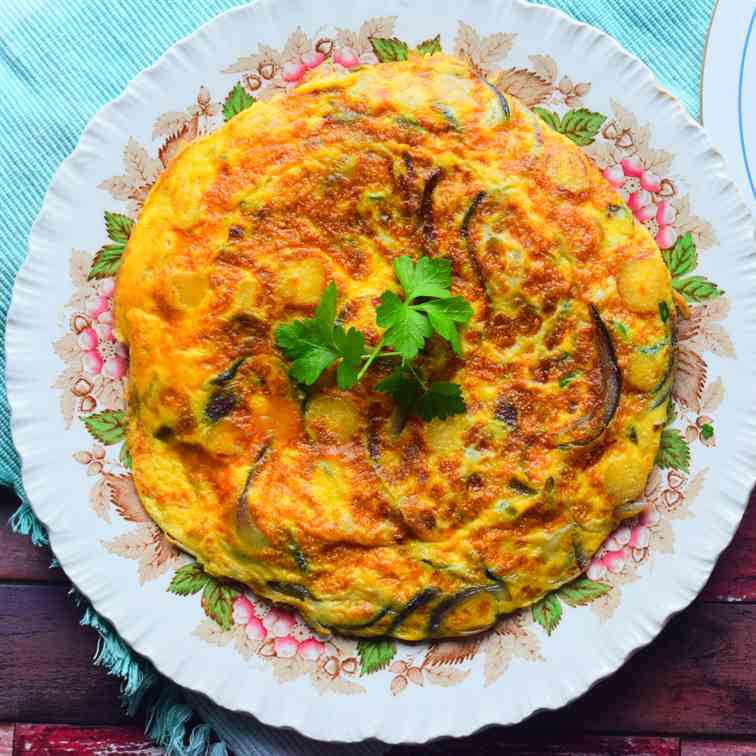 Spanish Omelette with Parsnip
