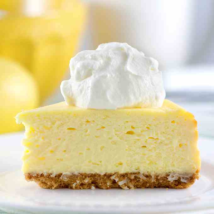 The Best Lemon Cheesecake. Ever-