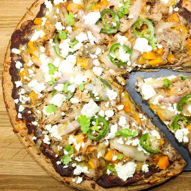 Pulled Pork Mexican Pizza