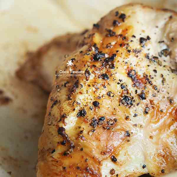 Baked Chicken w- Coconut Oil Basting Sauce