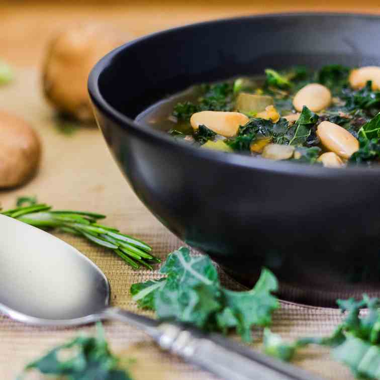 Kale - White Bean Soup