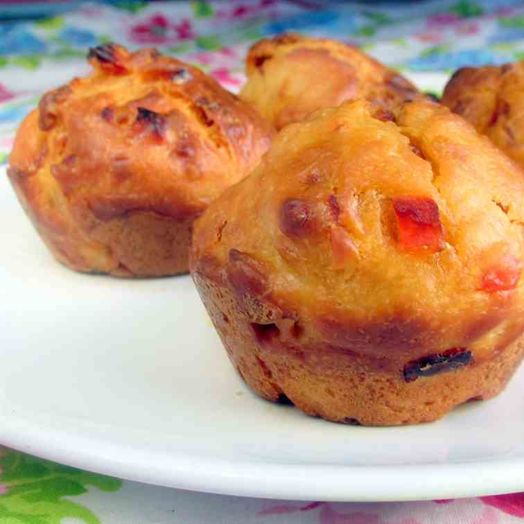 Chorizo and red Pepper Muffins