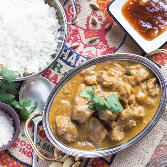 Slow Cooker Lamb Korma Curry