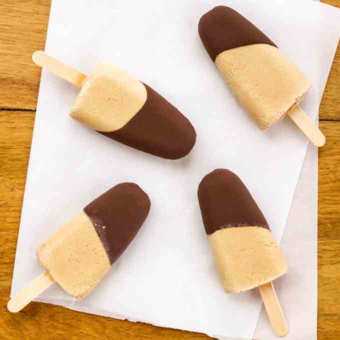 Chocolate Dipped Cold Press Coffee Pops