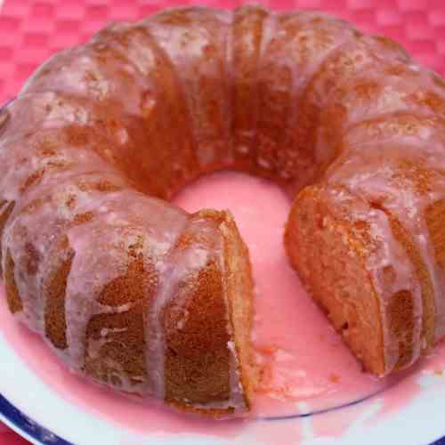 Strawberry Margarita Bundt Cake