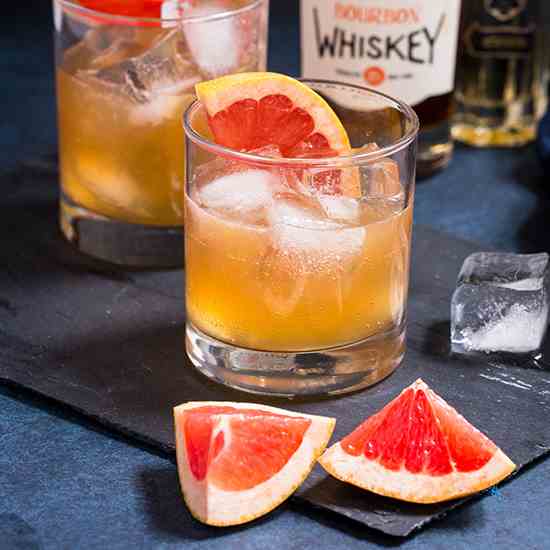 Grapefruit Whiskey Sour