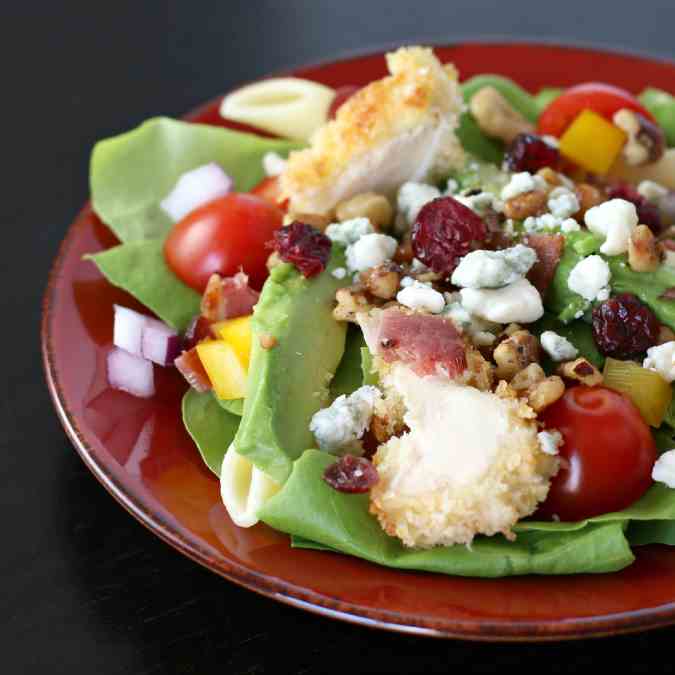 Panko Chicken BLT Penne Salad