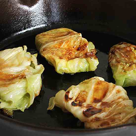 Cheese Stuffed Cabbage Rolls