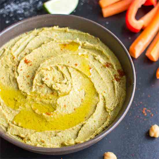 Avocado Hummus - Ready in 10 mins