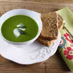 Kale Soup and Irish Brown Bread