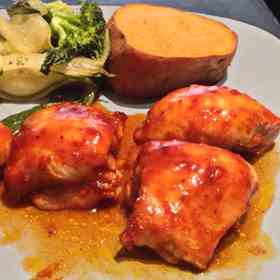 Sweet and Spicy Chicken Thighs