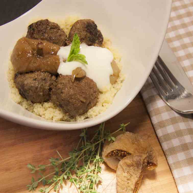 Lamb Meatballs with Figs