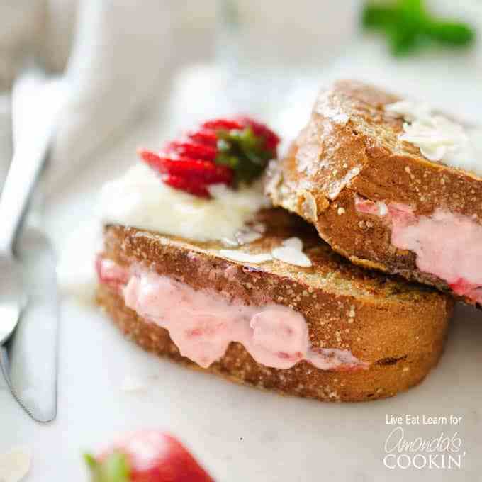 Strawberries and Cream French Toast