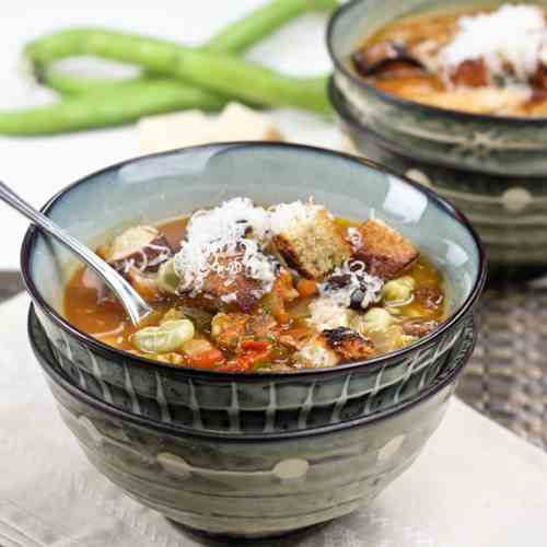 Fava Bean Soup (Soupe aux gourganes)