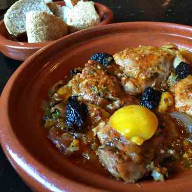 chicken Tagine with Prunes and Apricots