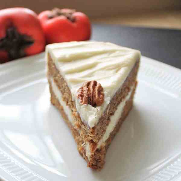 Persimmon Spice Cake 