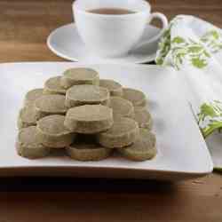 Moroccan Mint Tea Shortbread Cookies