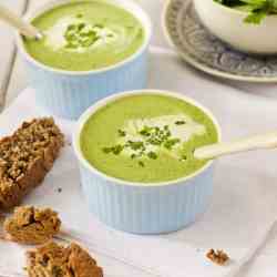 Spinach Soup with Brown Rice