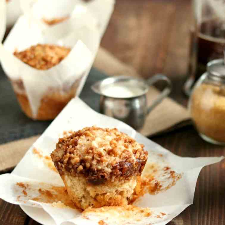 Sour Cream Coffee Cake Streusel Muffins 