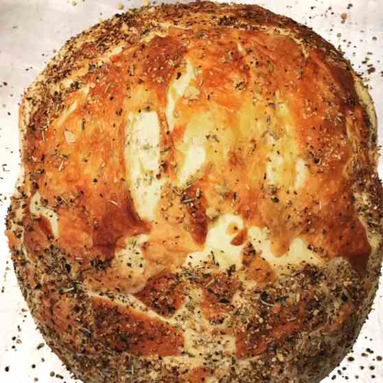 Parmesan Crusted Herb Bread