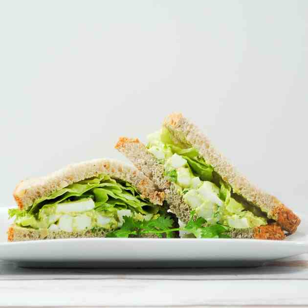 Avocado and Egg Salad Sandwiches