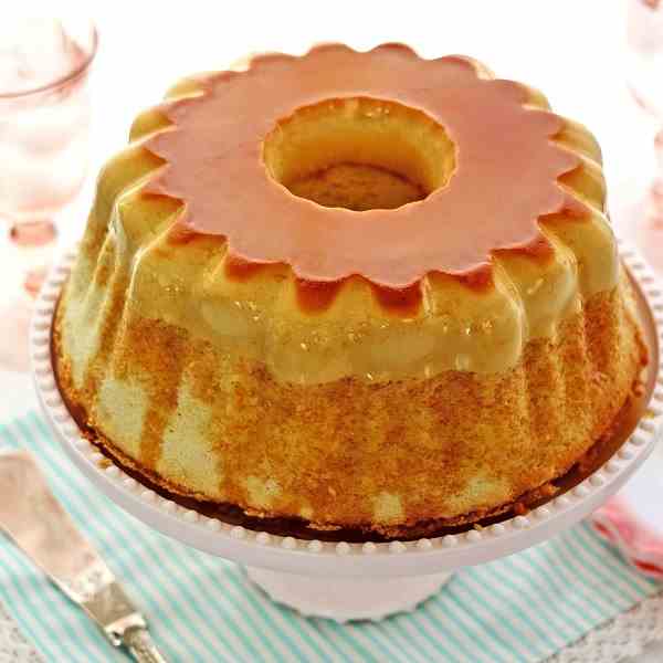Leche Flan Chiffon Cake