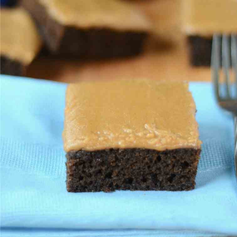 Coffee Cake with Caramel Frosting