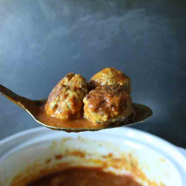Slow Cooker Turkey Meatballs