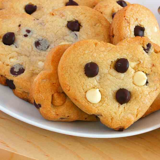 Air Fryer Shortbread Heart Cookies