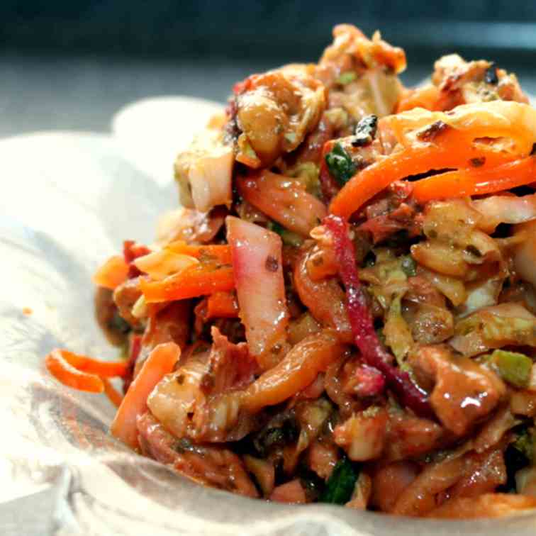 Chicken Salad with Asian Dressing