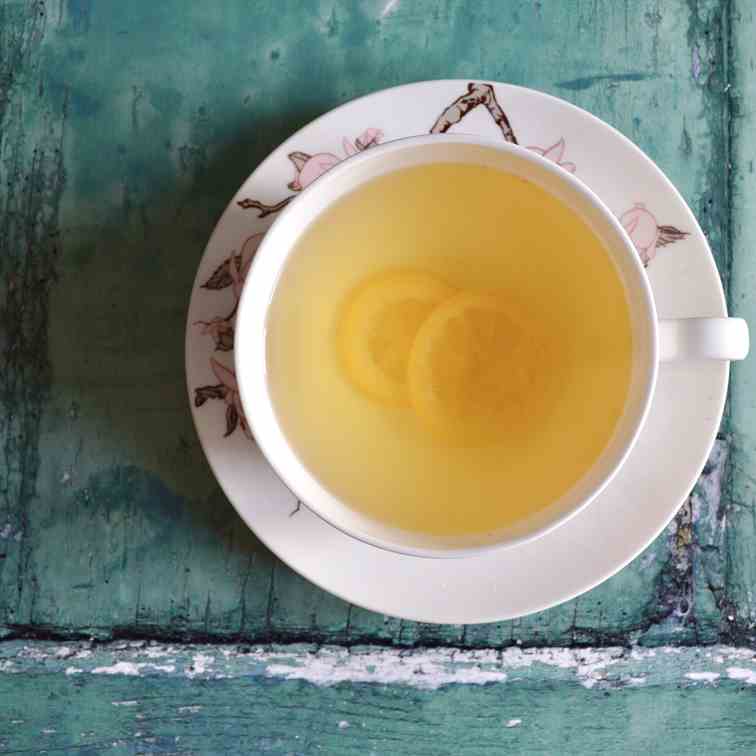 Tummy Settling Lemon and Ginger Tea
