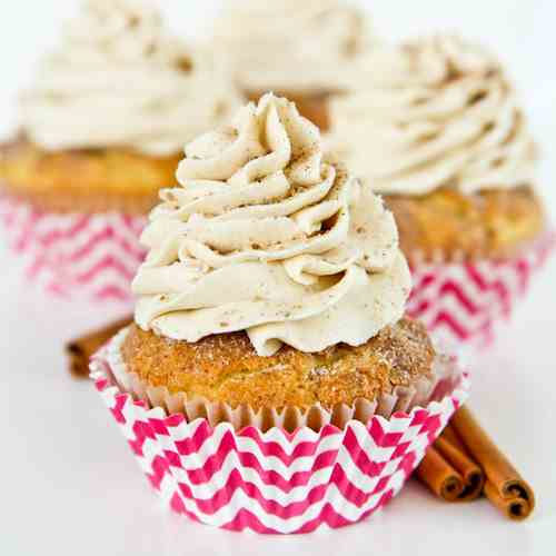 Cinnamon Vanilla Bean Cupcakes