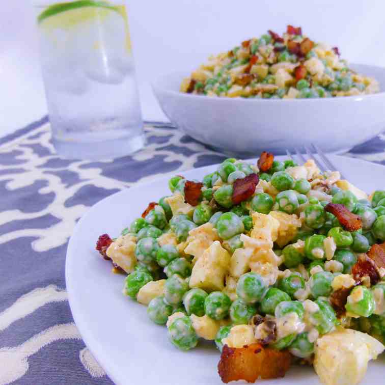 Pea Salad With Bacon