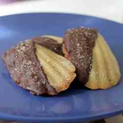 Chocolate Chestnut Madeleines