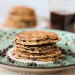 Healthy Chocolate Chip Pancakes