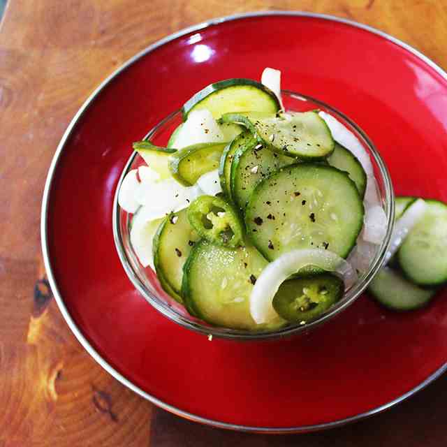 Spicy Cucumber and Sweet Onion Salad