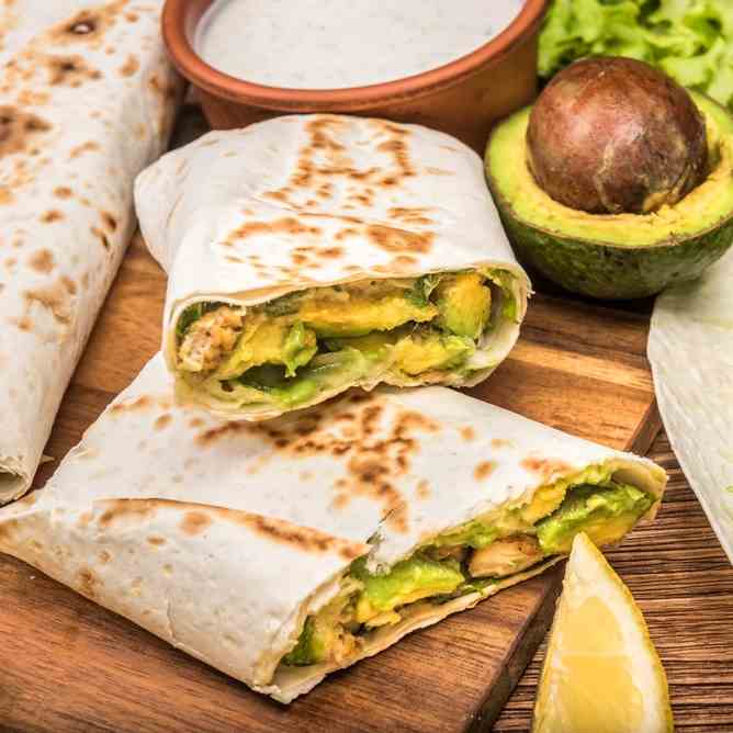 Turkey - Avocado Blender Burritos