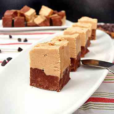 Chocolate and Peanut Butter Fudge
