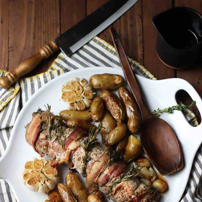 One-Pan Herb Roasted Pork Loin