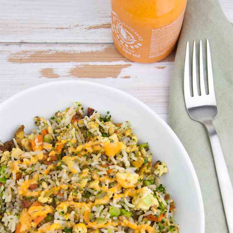 Vegan Fried Rice with -Egg-