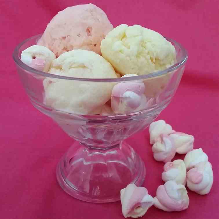Marshmallow ice cream