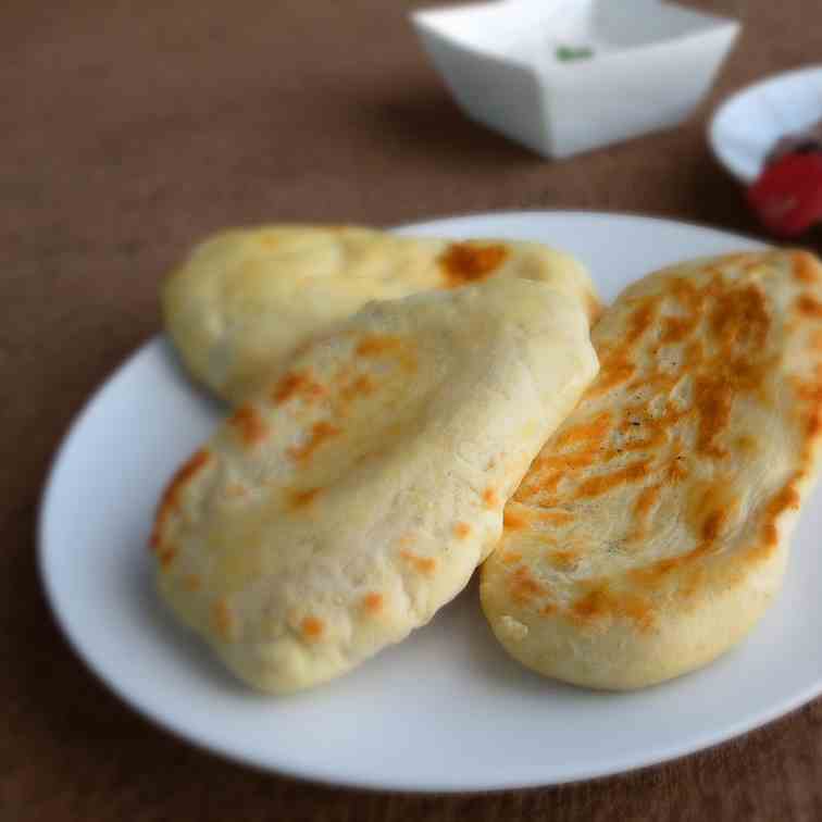 Naan (Oven Baked Indian Bread)
