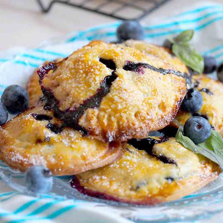 Blueberry pie cookies